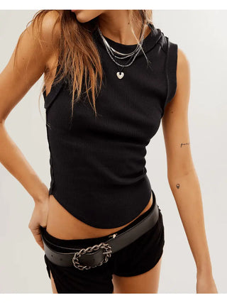 Ribbed Sleeveless Tank Top