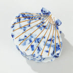 Coastal Blue Seashell Claw Clip, Small