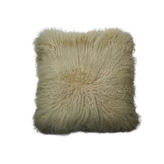 Dyed Beige Square Pillow - 16” x 16