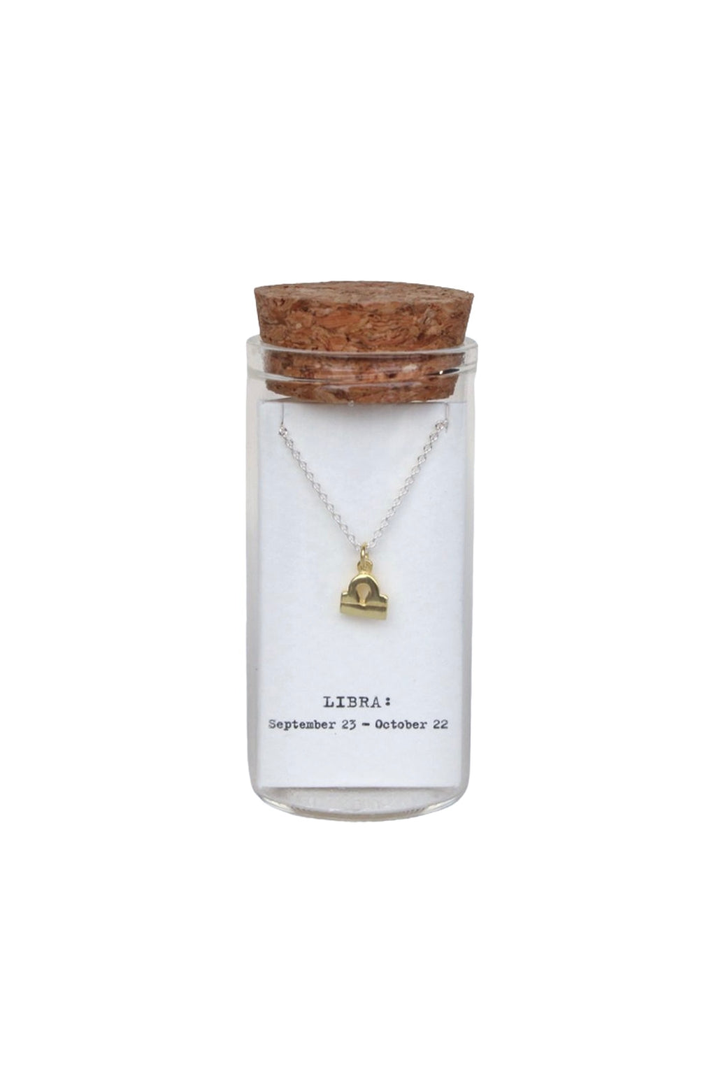 Message in a Bottle - Zodiac Necklace