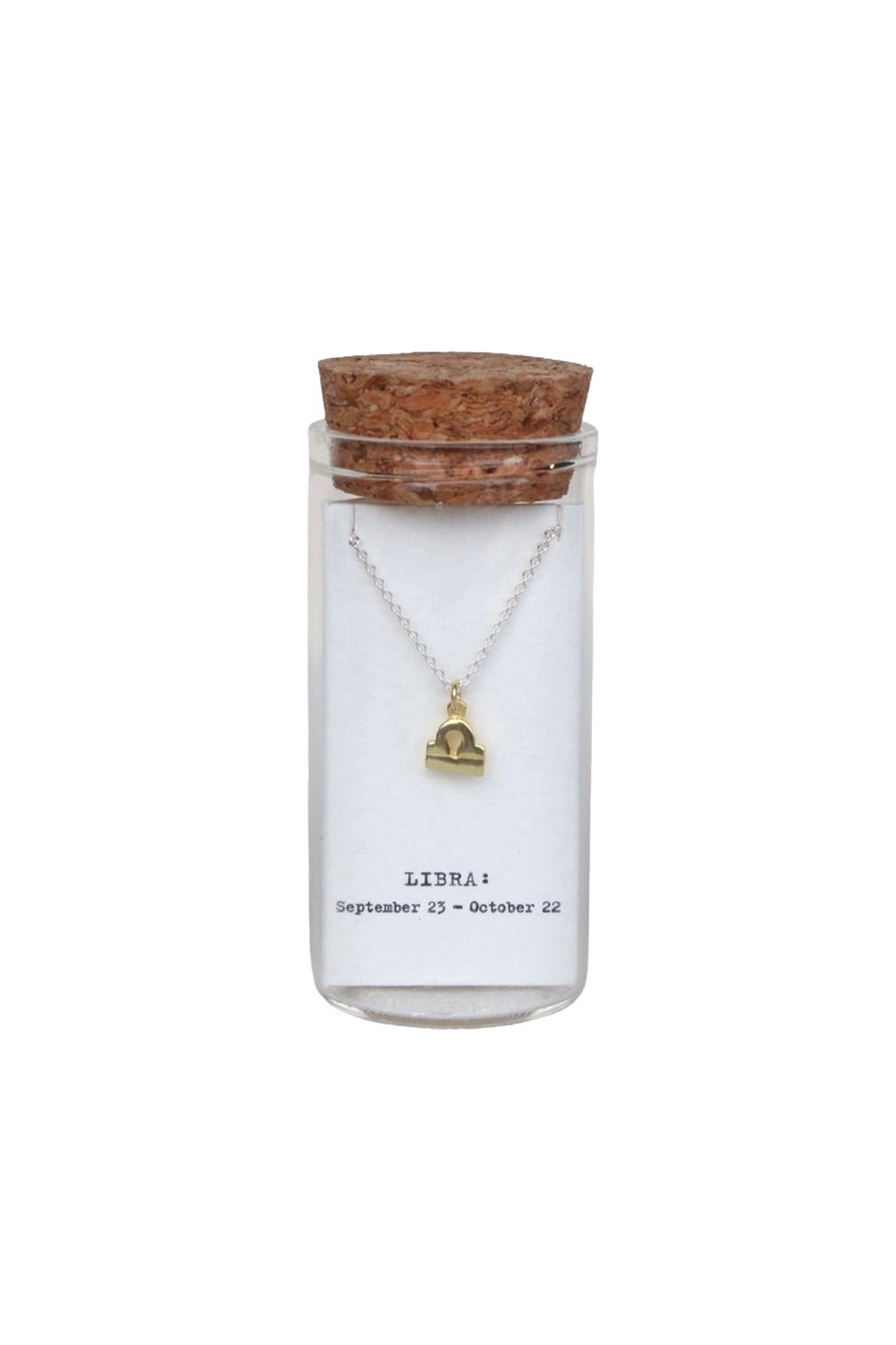Message in a Bottle - Zodiac Necklace