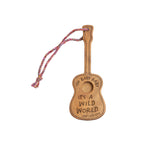 Cat Stevens Wooden Acoustic Guitar 2"x5"