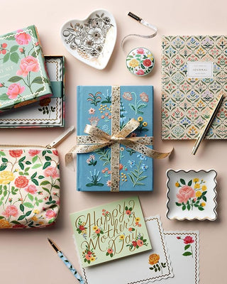 Menagerie Garden Embroidered Journal