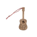 Elvis Wooden Acoustic Guitar 2"x5"