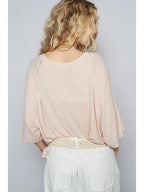 Vintage Washed Relaxed Fit Jersey Top