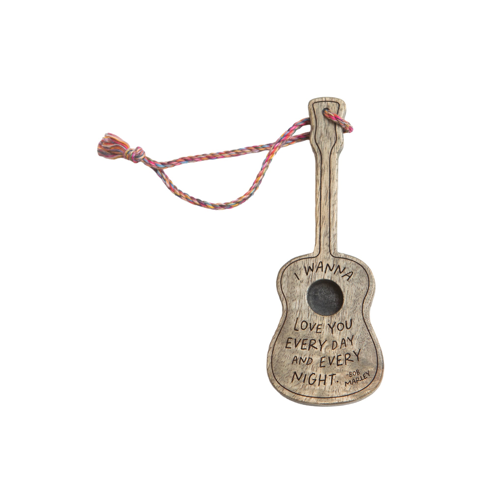 Bob Marley Wooden Acoustic Guitar 2"x5"