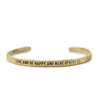 Articles of Love Collection - Brass Cuff