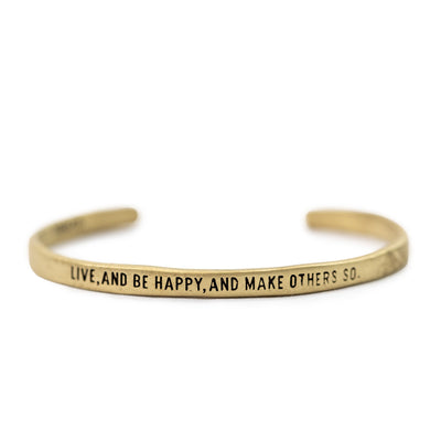 Articles of Love Collection - Brass Cuff