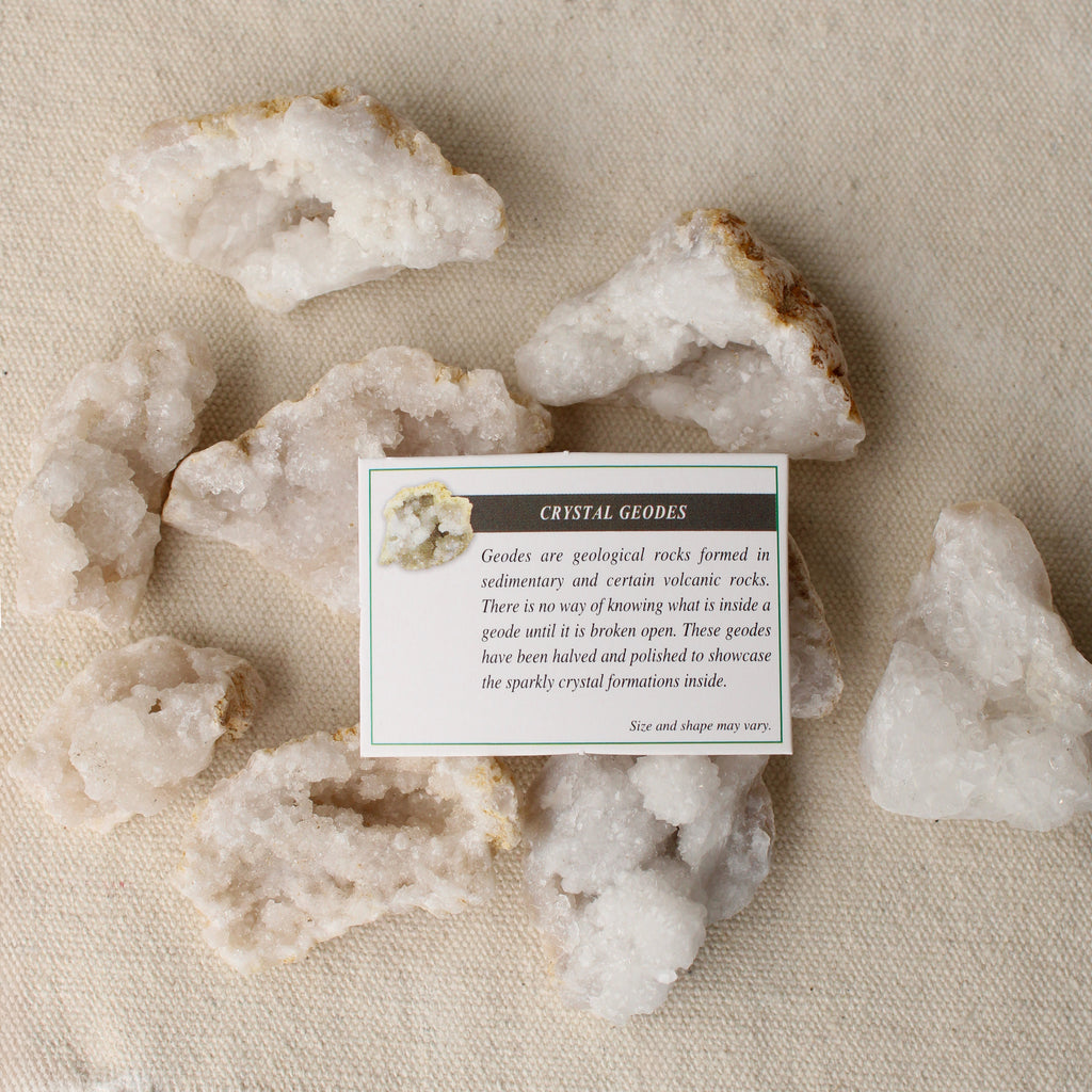 Natural Broken Crystal Geode