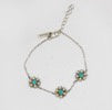 Turquoise and Pearl Pendant Bracelet