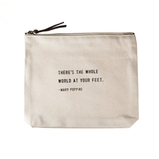 There's The Whole World (Mary Poppins) Canvas Zip Bag