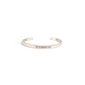 ***Silver Cuff - Life Is Beauty Full