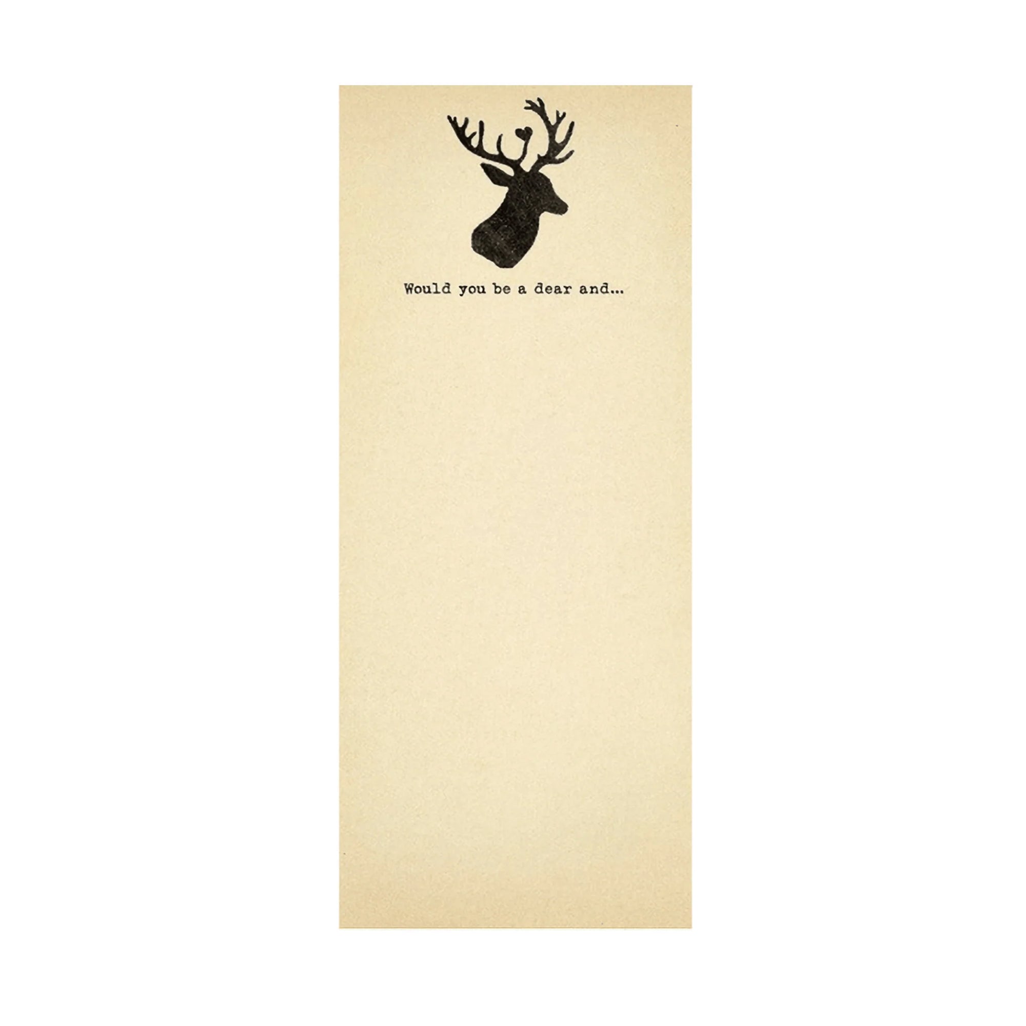***Paper - Deer Skinny Notepad