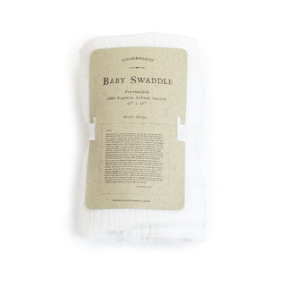 ***Camp Letter Swaddle Blanket