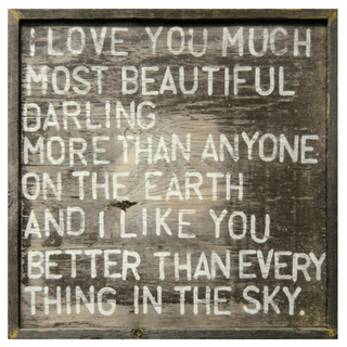 I Love You Much - Art Print