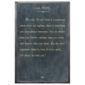 AA Milne - Book Collection (Grey Wood) - Art Print