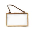 Brass Hanging Frame 5"x3" Horizontal