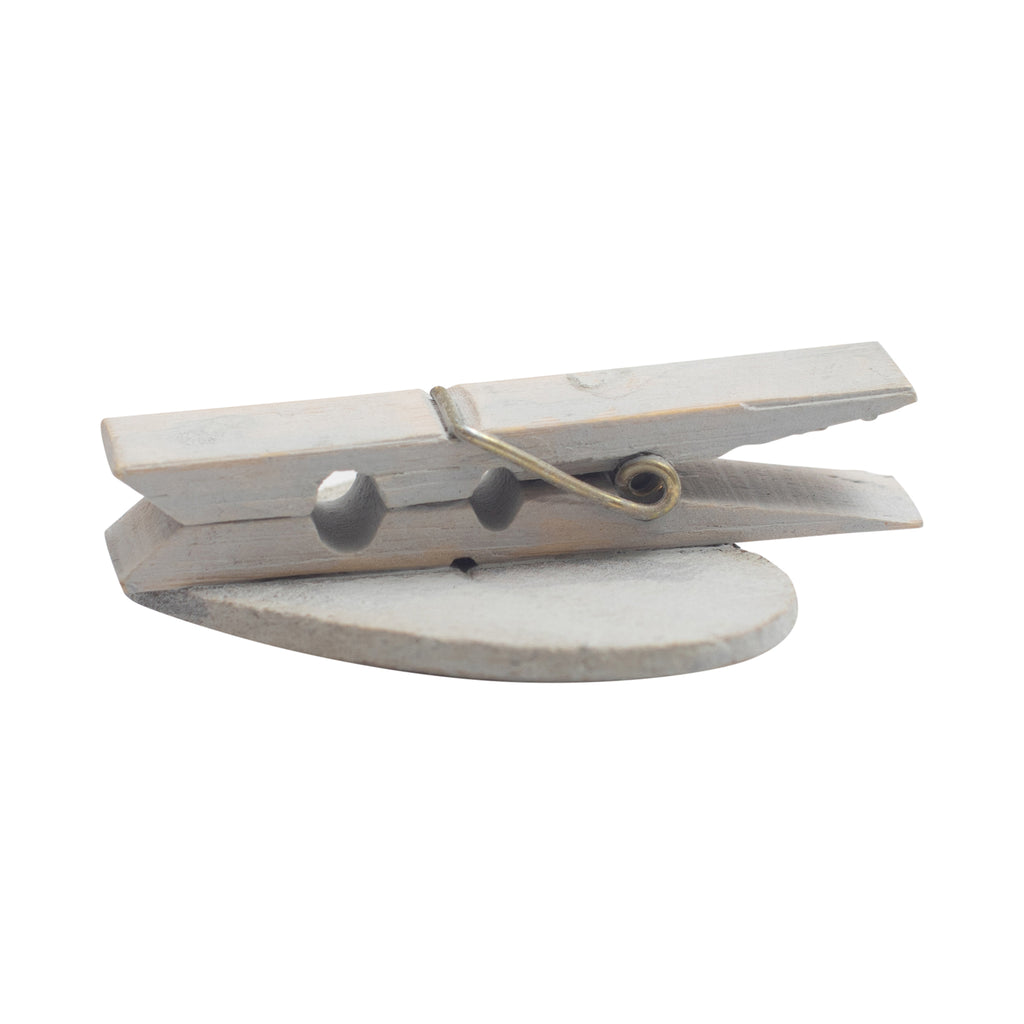 ***Heart Wooden Clip