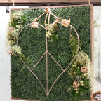 Hanging Metal & Jute Heart Peace Sign