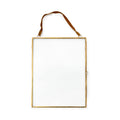Brass Hanging Frame 14.25" x 19" Vertical