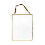 Vertical Brass Hanging Frame - 14.25"  x 19"