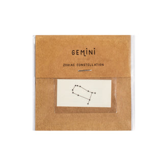 Gemini Temporary Tattoo