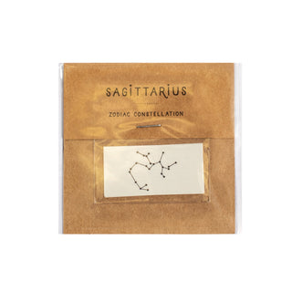 Sagittarius Zodiac Constellations Temporary Tattoo- Single Set of 2