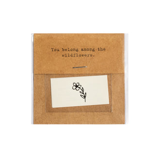 Wildflower Temporary Tattoo- Single Set of 2