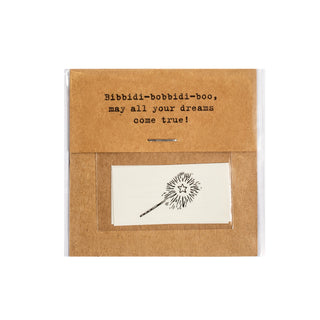 Fairy Wand Temporary Tattoo- Single Set of 2