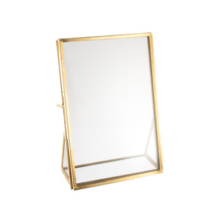 Brass Standing Frame 4"x6" Vertical