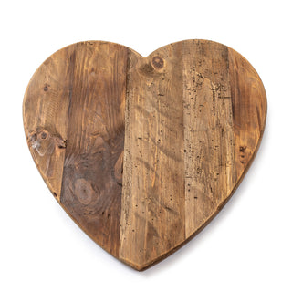 Large Recycled Pine Heart Shaped Tray / Wall Piece 24"