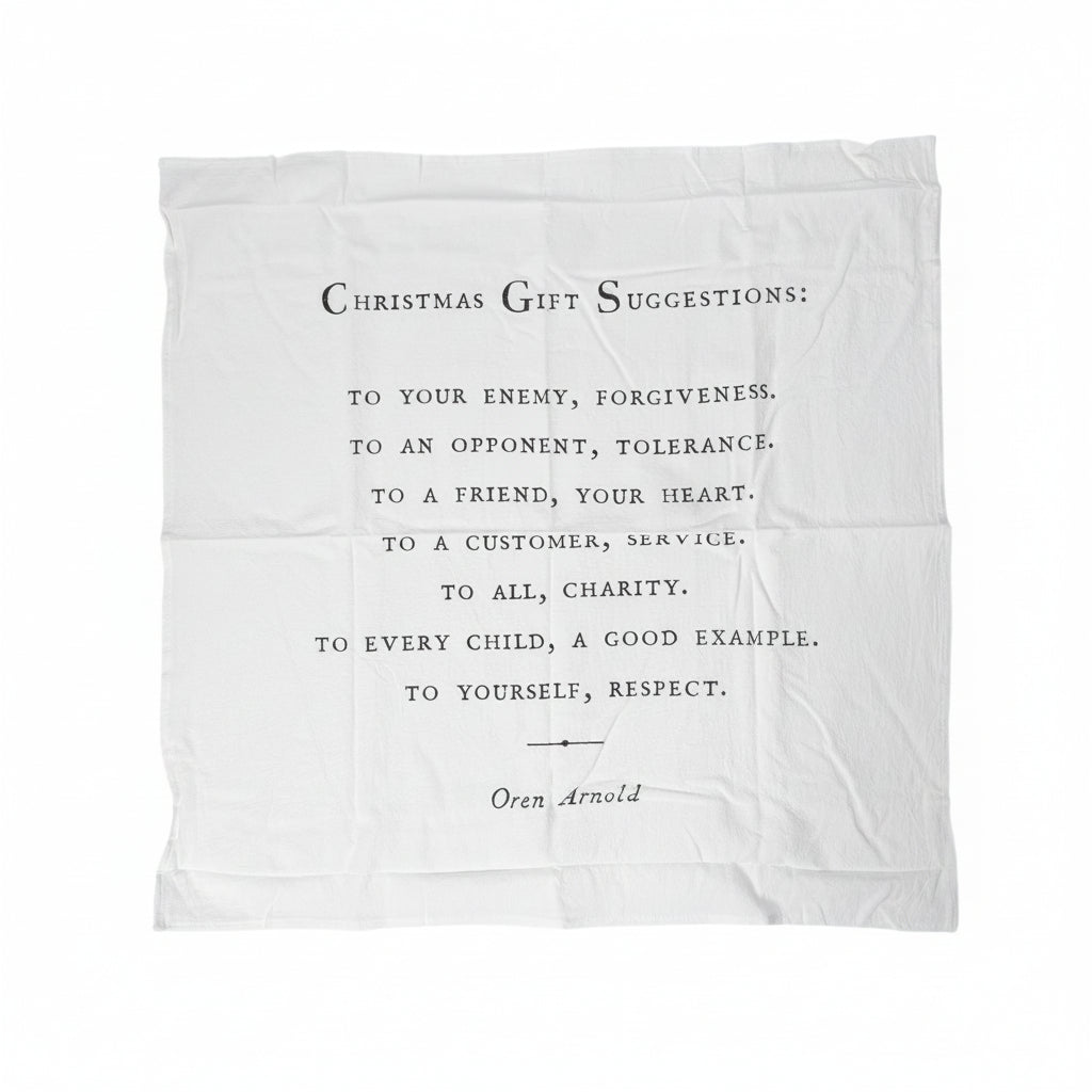 Holiday Cotton Napkin / Dishtowel - Single