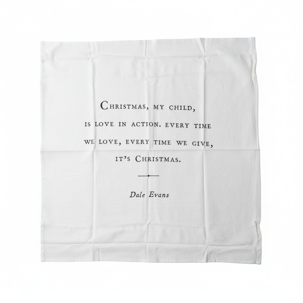 Holiday Cotton Napkin / Dishtowel - Single