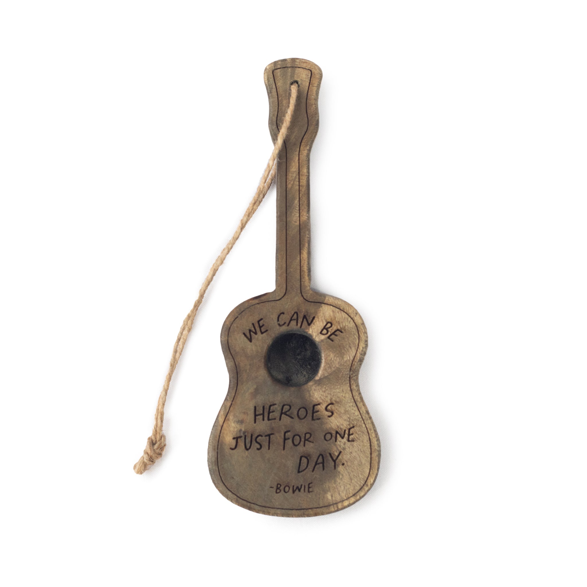 We Can Be Heroes Wooden Guitar 1st Edition