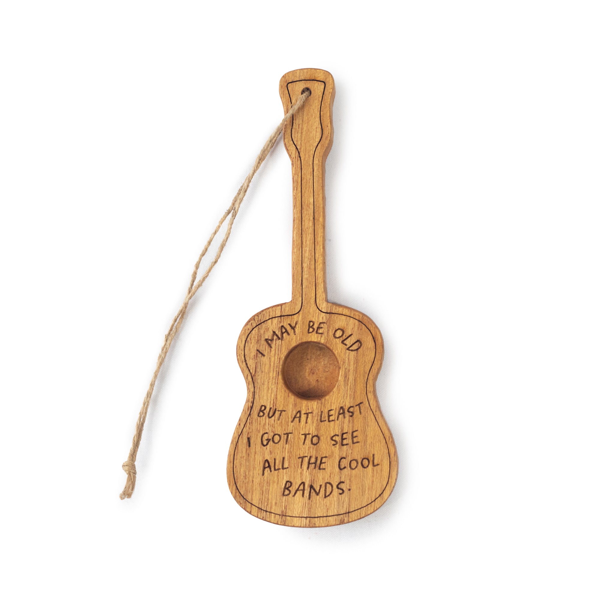 I may be old Wooden Guitar - 2"x5"