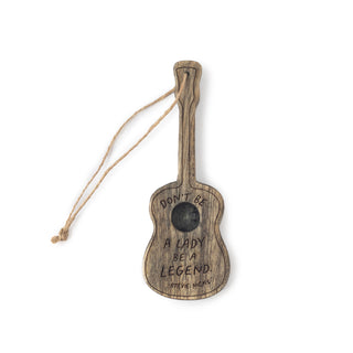 Don't be a lady be a legend (Stevie Nicks) Wooden Guitar