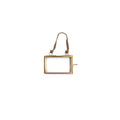 Brass Hanging Frame 2.5" X 1.5" Horizontal