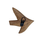Hand Carved Wooden Sparrow
