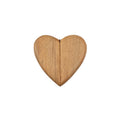 Wooden Heart Shape Magnetic Ring Box  7"