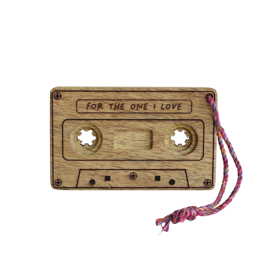 Wooden Mixtape Ornament