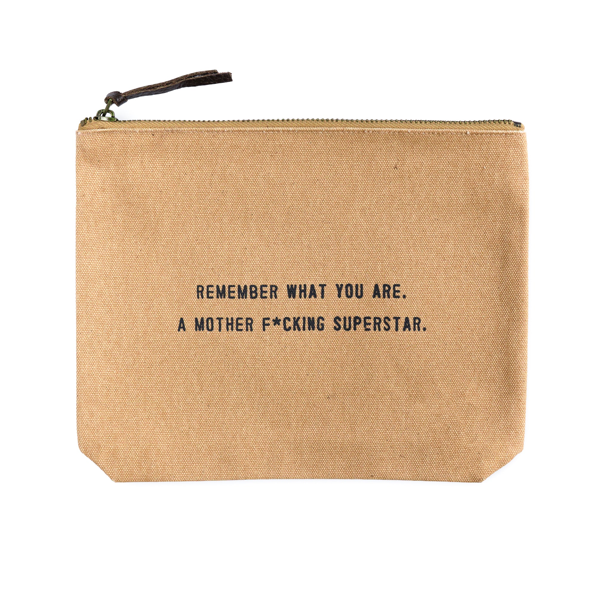 Canvas Zip Bag - Blush