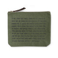 Jim Valvano Canvas Zip Bag- Rosemary