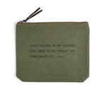 Rosemary Canvas Zip Bag