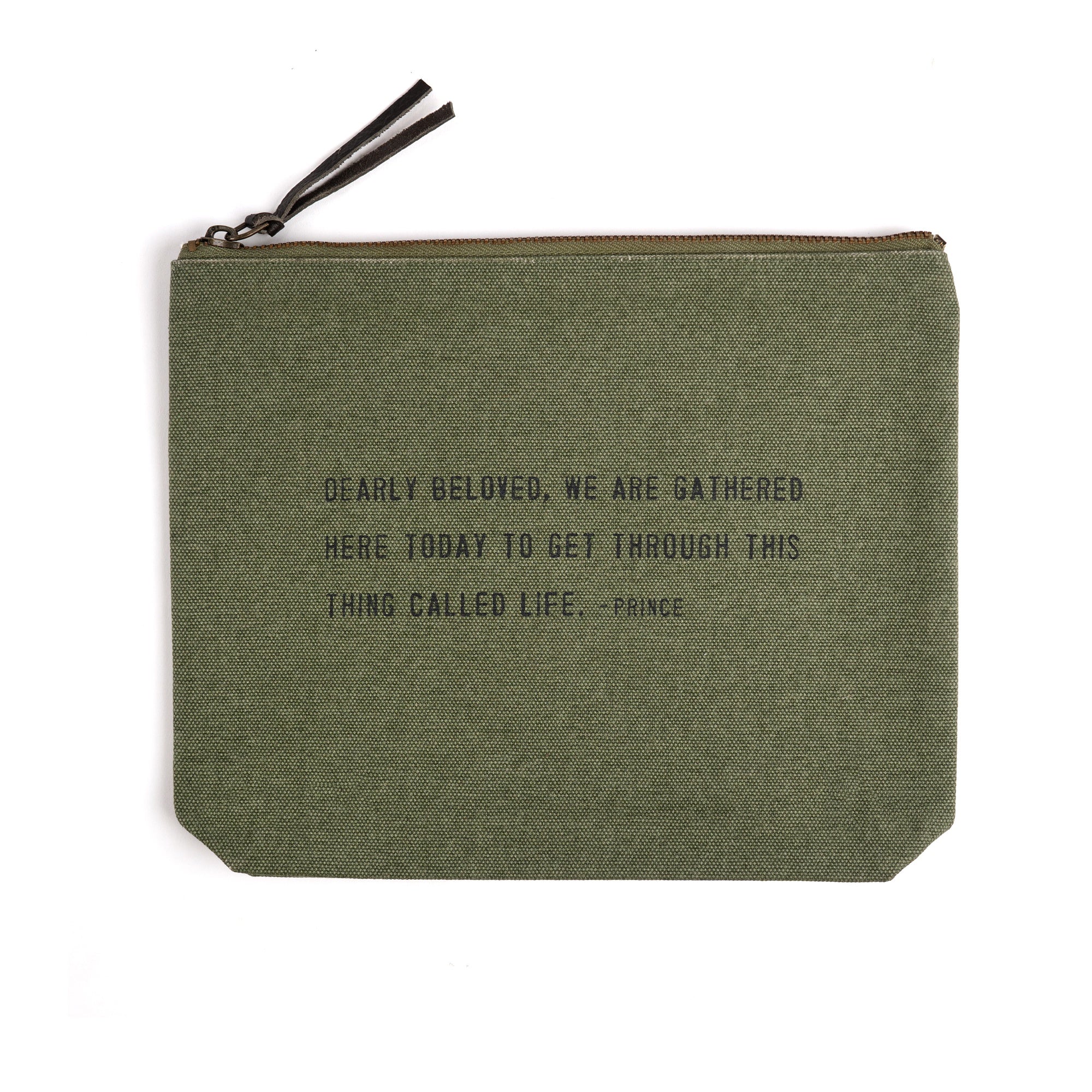 Canvas Zip Bag - Rosemary