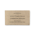 50  Gathered Thoughts- Parenting Edition on Handmade Paper