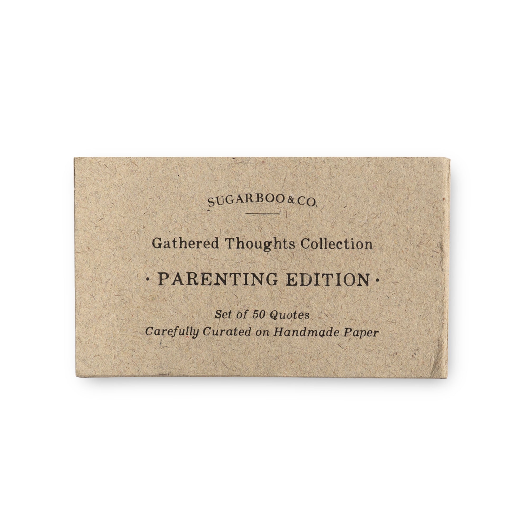 50  Gathered Thoughts- Parenting Edition on Handmade Paper