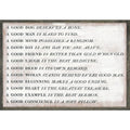 A Good Proverb (Grey Wood) - Art Print
