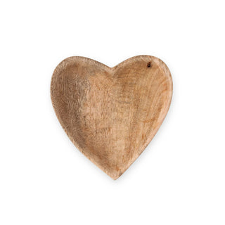 Mango Wood Heart Bowl