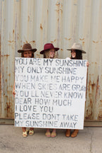 You Are My Sunshine Art Print - Gallery Wrap