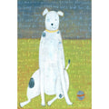White Boy Dog - Art Print